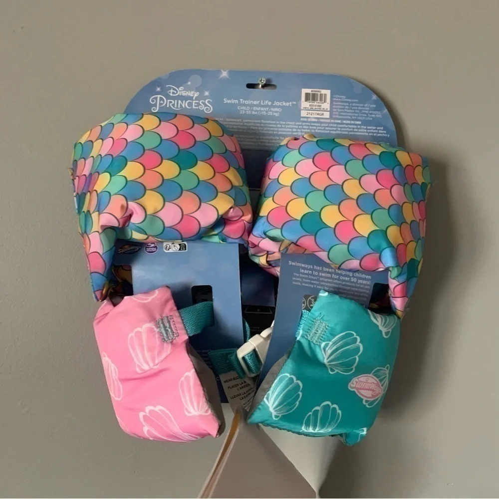 NWT. DISNEY Ariel Swim Trainer Life Jacket